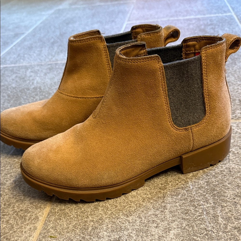 Sorel Tan Suede Ankle Boots - Picture 3 of 12